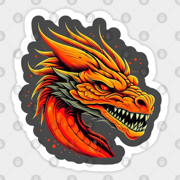 Dragon. Sticker by lakokakr